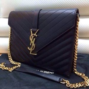 YSL black clutch
